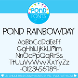 Font: Pond Rainbowday