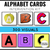 Alphabet Cards Visuals for Small Groups, Alphabet Centers,