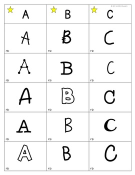 Font Sorts Letter Sorts by Rrrerin2Learn | TPT