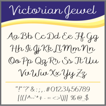 victorian script font