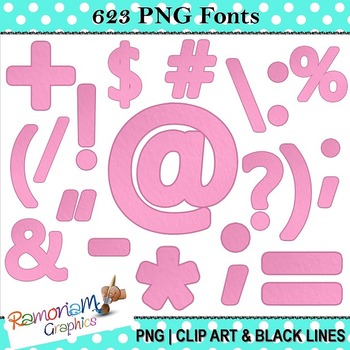 alphabet letters clip art by ramonam graphics teachers pay teachers