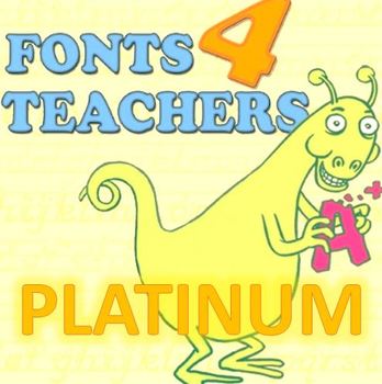 Preview of Fonts 4 Teachers PLATINUM