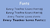 Fonts