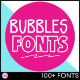 Fonts: Bubbles Fonts Commercial License A Growing Bundle