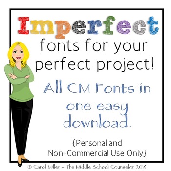 Preview of Fonts Bundle -- Personal and Non Commercial Use