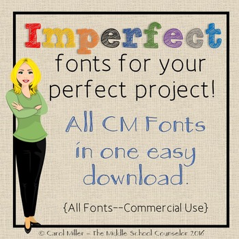 Preview of Fonts Bundle -- Commercial Use