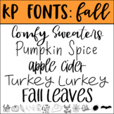 Fonts for Commercial Use- KP Fonts Fall Edition