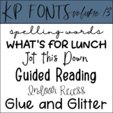 Kp Fonts Teaching Resources | Teachers Pay Teachers