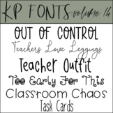Fonts for Commercial Use- KP Fonts Volume 14