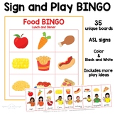 Food Bingo Game | 35 Lunch and Dinner Food Bingo Cards wit