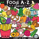 Food A-Z Clipart {alphabet clipart}