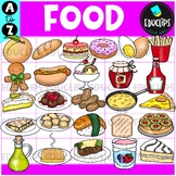 Food A to Z | Alphabet Clip Art Set {Educlips Clipart}