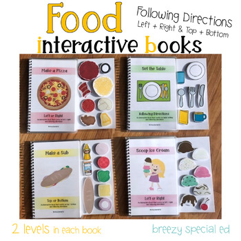 Preview of Food Adapted Books Following Directions (Left / Right and More)