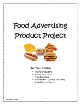 Preview of Food Advertising, Label Reading, Ingredient List in One Project!