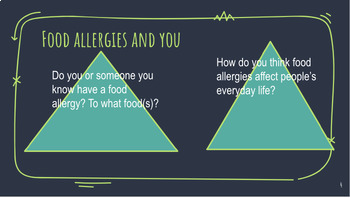 Preview of Food Allergies and Intolerances Interactive Notebook