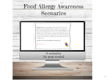 Preview of Food Allergy Awareness Scenarios | Nutrition | Character Education |