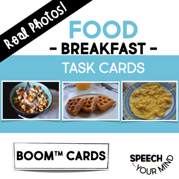 Preview of Food Boom™ Cards | Breakfast Foods Real Photos