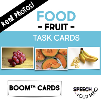 Preview of Food Boom™ Cards Fruits Real Photos