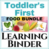 Food BUNDLE Toddler's Learning Binder