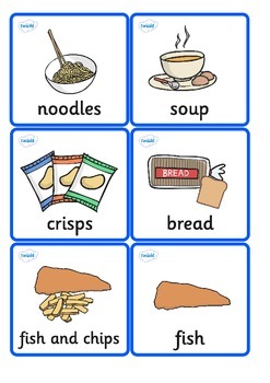 Food Cards by Twinkl Printable Resources | Teachers Pay Teachers