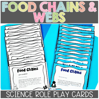 Preview of Food Chains Causation Cards