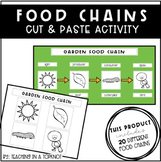Food Chain Cut and Paste (20 food chains)