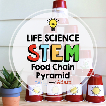 Preview of Food Chain Pyramid Life Science STEM Activity