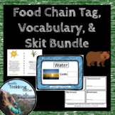 Food Chain Tag Games, Skit and Vocabulary Word Wall Activity