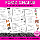 Food Chain | Vocabulary Foldable | Interactive Science Notebook