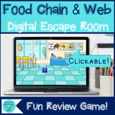 Food Chain & Food Web Review Activity - MS-LS2-3 No-Prep D