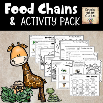Preview of Food Chains Activities Pack