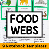 Food Chains and Food Webs Science Interactive Notebook | C