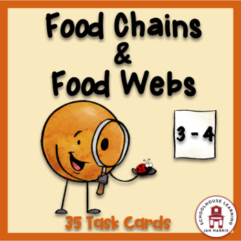 Preview of Food Chains & Food Webs Task Cards