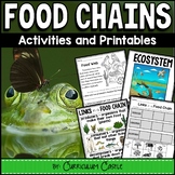 Food Chains, Food Webs and Ecosystems Activities 
