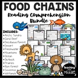 Food Chains Informational Text Reading Comprehension Bundl