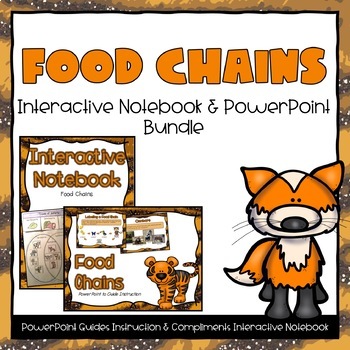 Preview of Food Chains PowerPoint & Interactive Notebook Bundle