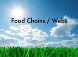 Food Chains / Webs Herbivores, Carnivores, Omnivores