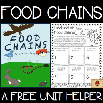 Preview of Food Chains Unit Helper