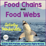 Food Chains and Food Webs Activity | Printable and Digital