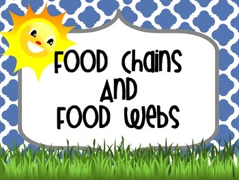 Preview of Food Chains Powerpoint and Food Webs Powerpoint