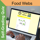 Food Chains and Food Webs Self Grading Assessment on Google Forms