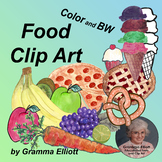 Food Clip Art    Fruits Vegetables Desserts Pizza and more