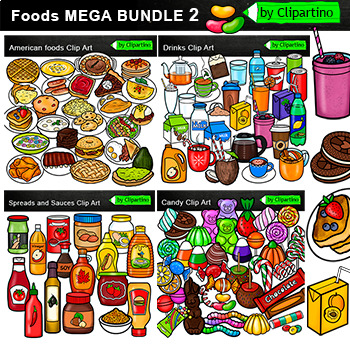 Preview of Food Clip art Bundle 2/Food groups clip art commercial use