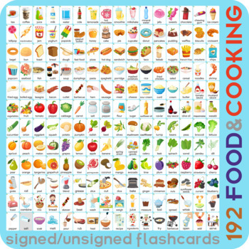 Preview of Food & Cooking Flashcards