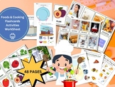 Food, Cooking, & Kitchen PreK- K (Printable) Flashcards & 