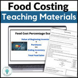 Food Costing Lesson for Culinary Arts - FCS - Prostart Cul