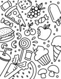 Food / Culinary / Health Coloring Activity Sheet