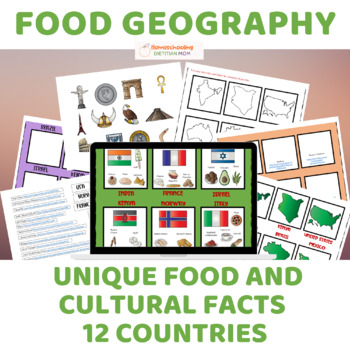 Preview of Food Culture and Cultural Geography - Sorting Mats & Activities!