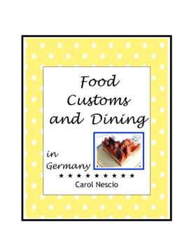 Preview of Food Customs and Dining In Germany ~ Deutsches Essen ~ Speisekarte