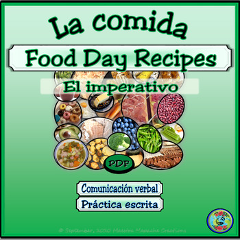 Preview of Food Day Recipes and Vocabulary Building Activities